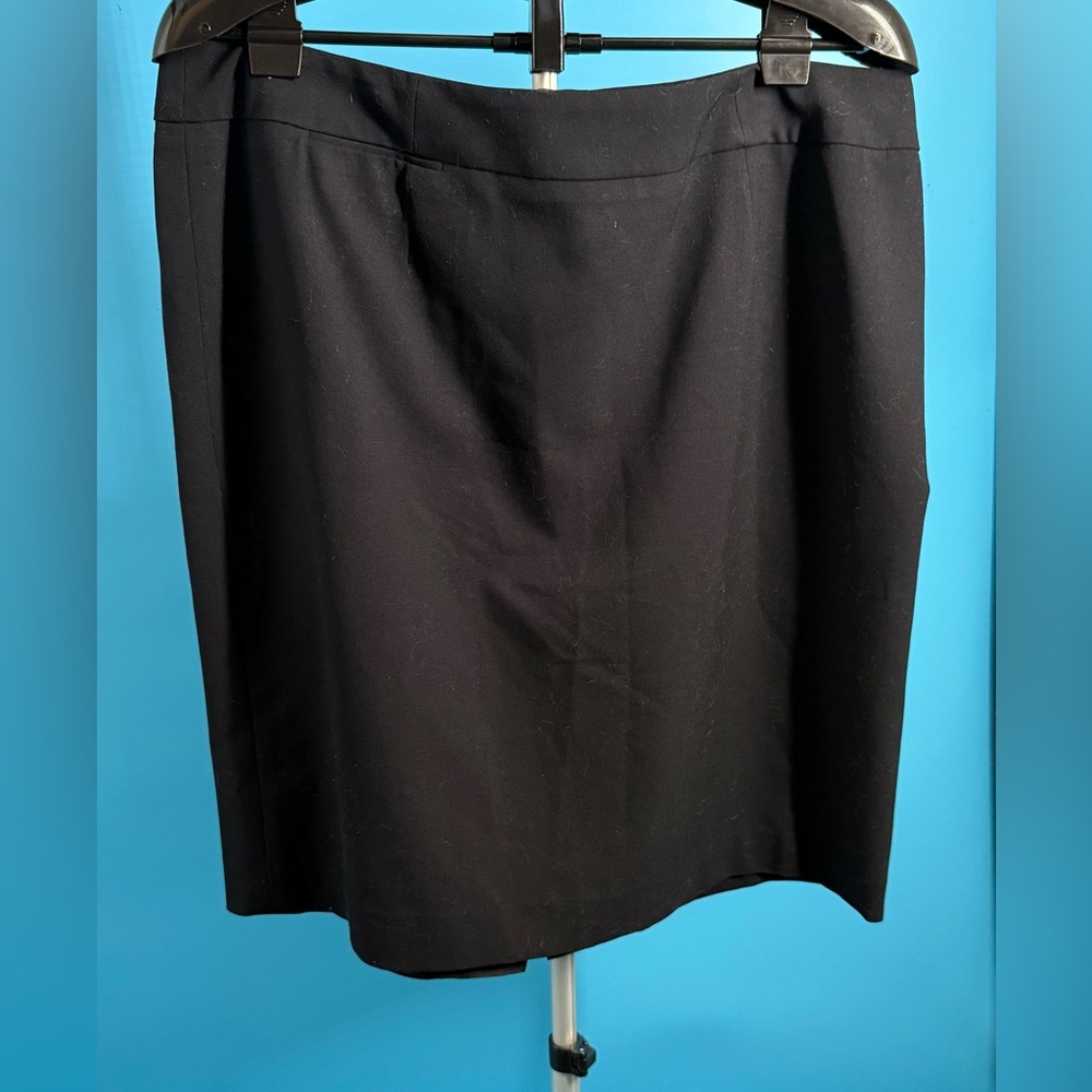 Calvin Klein Professional Polyester Skirt Classic Black Plus Size 16W